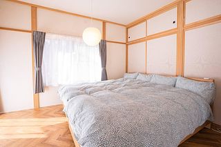 高原は夜も涼しいので、ふかふかの羽毛布団