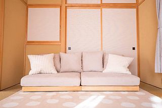 和室のローソファでくつろぎを時間を