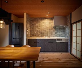 持ち込み食材で調理もできるLDK