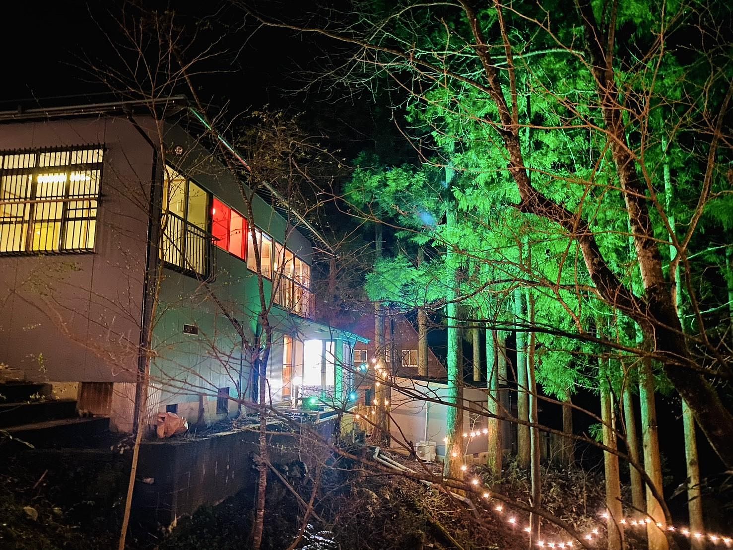 夜のライトアップ