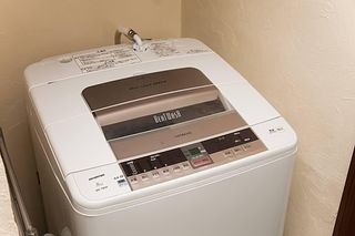 連泊でも嬉しい洗濯機も設備に