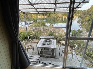 お部屋の前でBBQができます