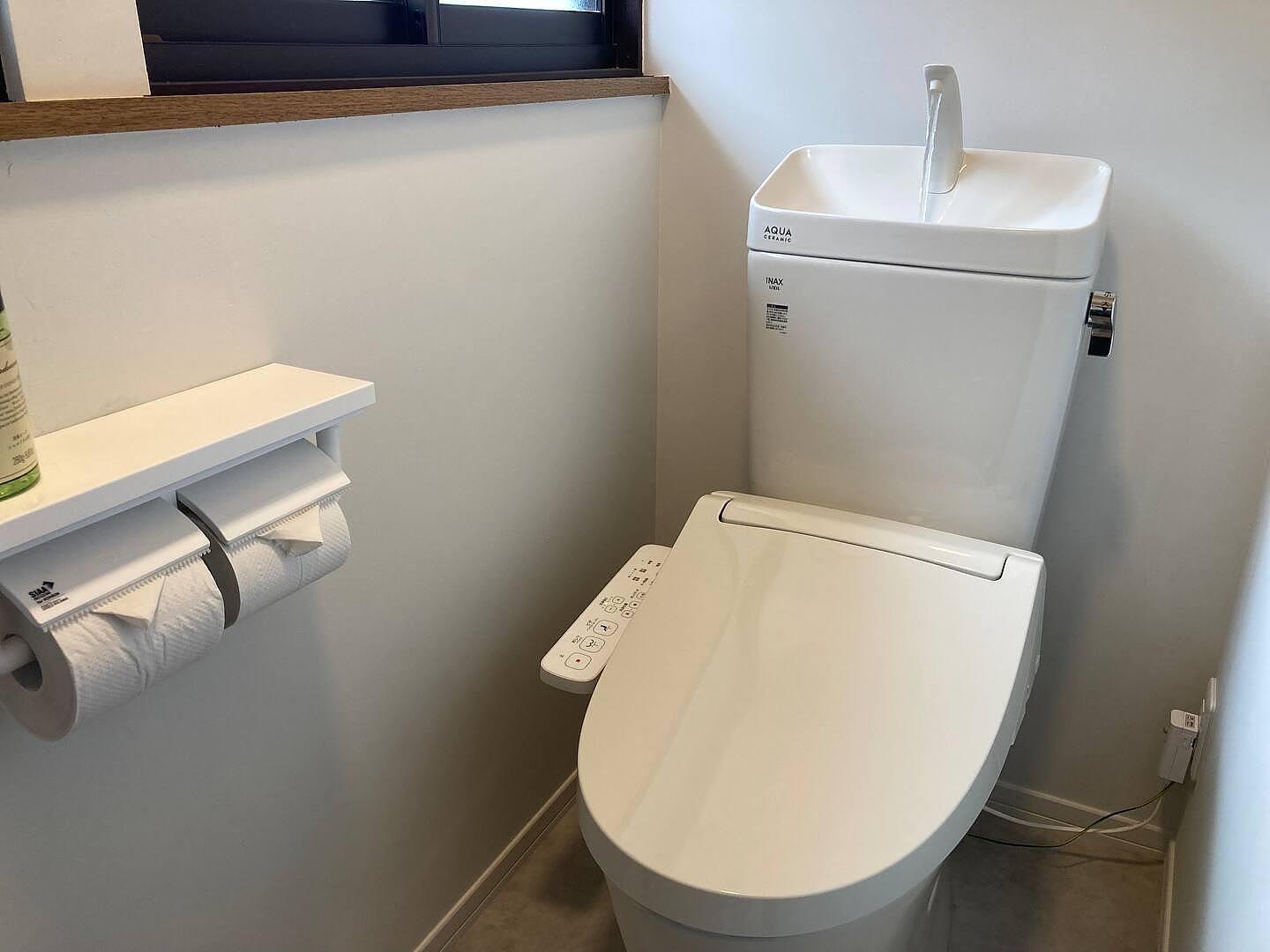 ウォシュレット付きです。