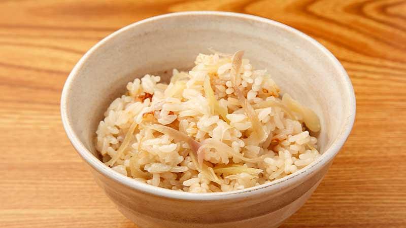 ミョウガご飯