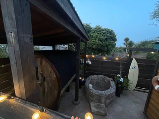夕暮れに自動点灯