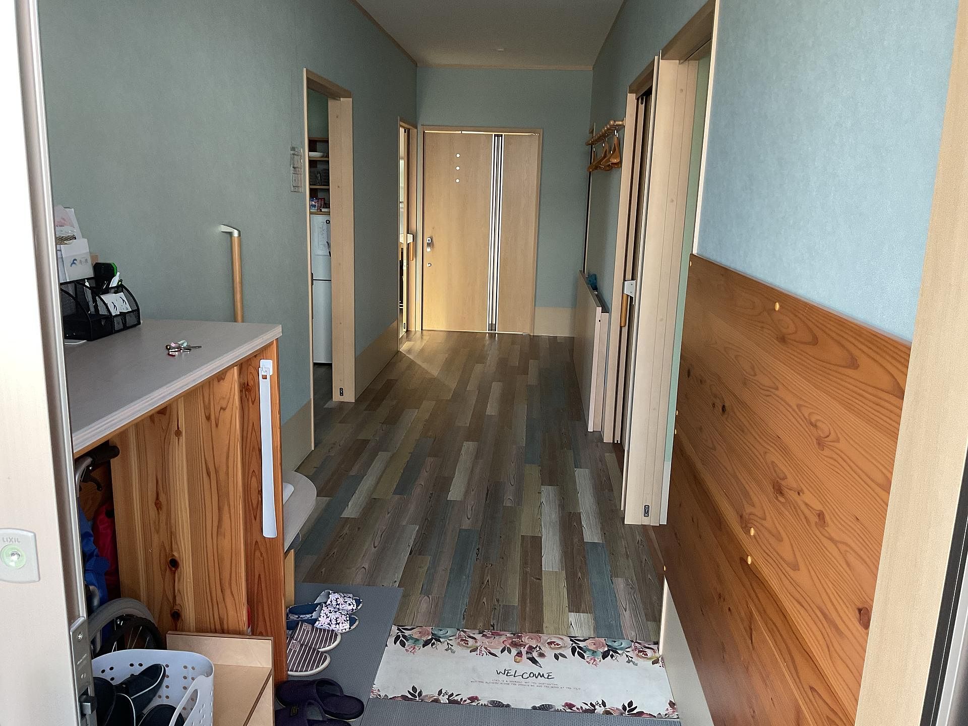 段差のない玄関