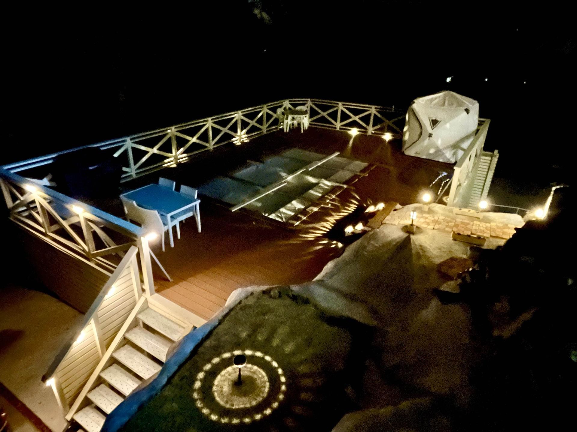 エリア内イルミネーション