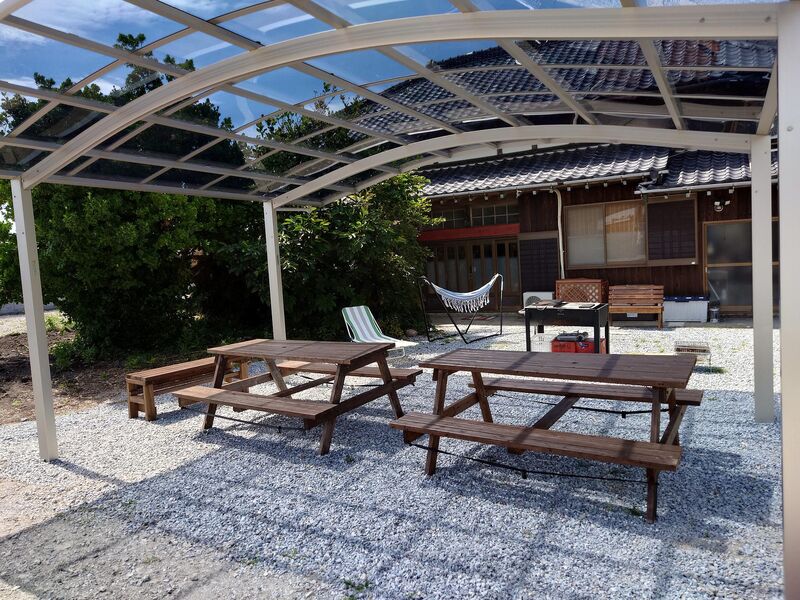 雨でも安心BBQ