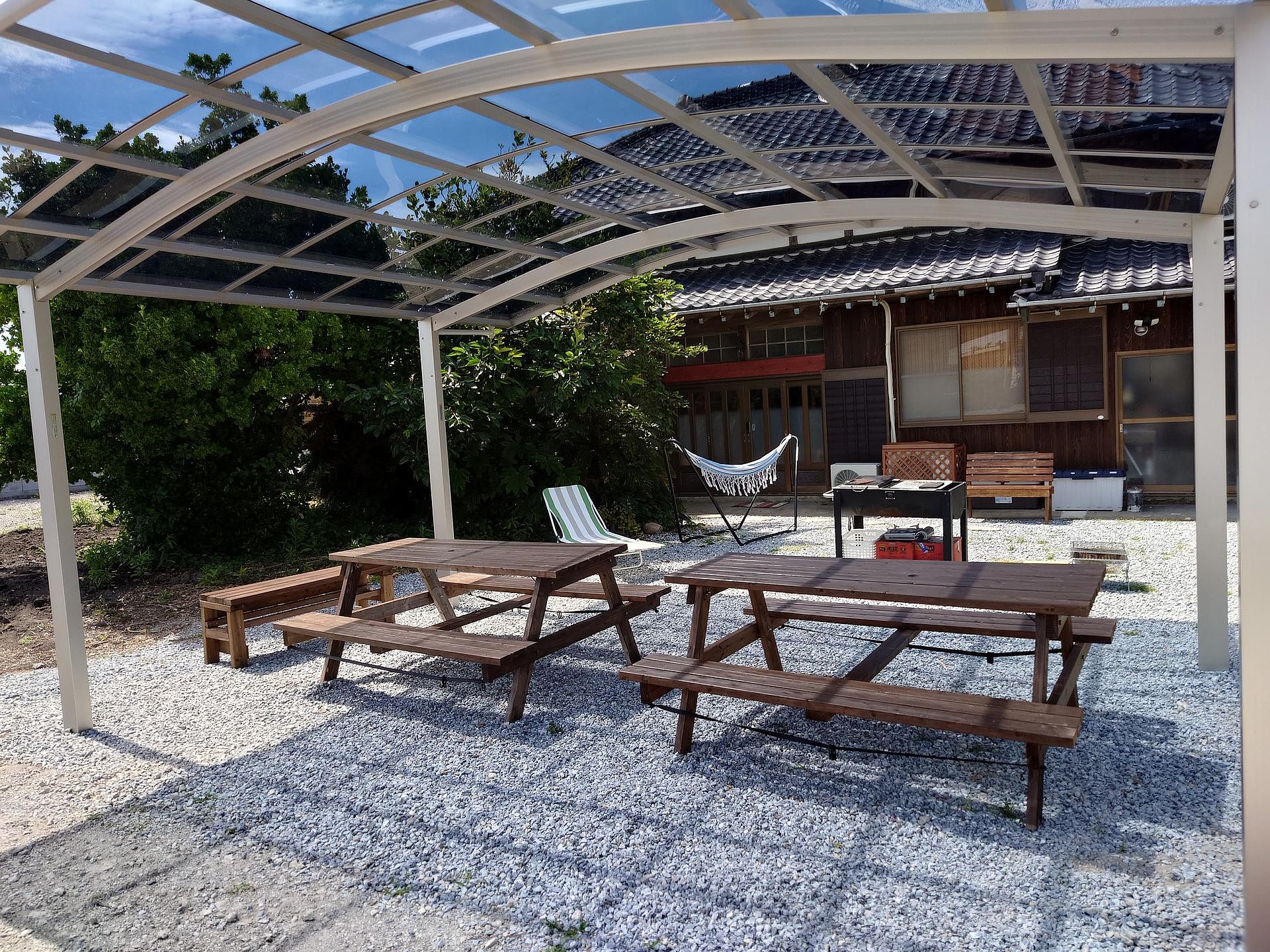 雨でも安心BBQ