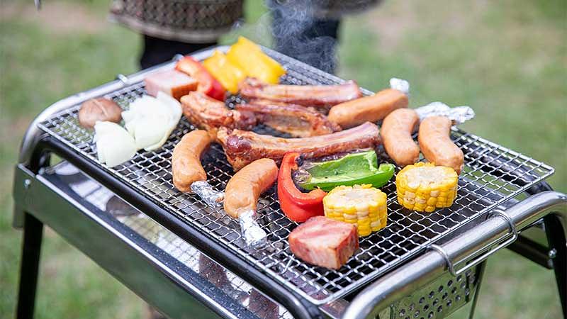 バーベキューのための食材リスト