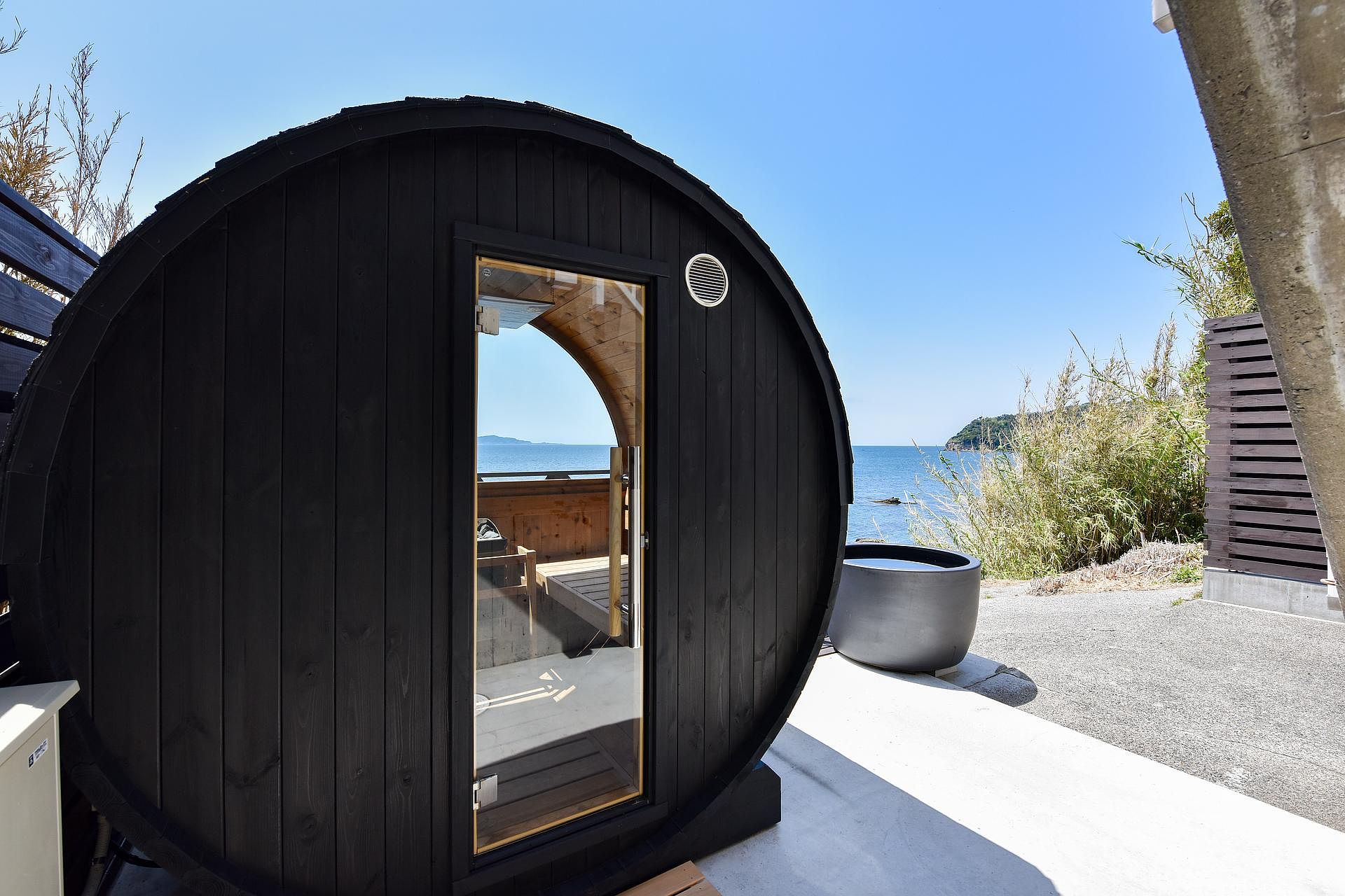 オーシャンビューのサウナ・露天風呂