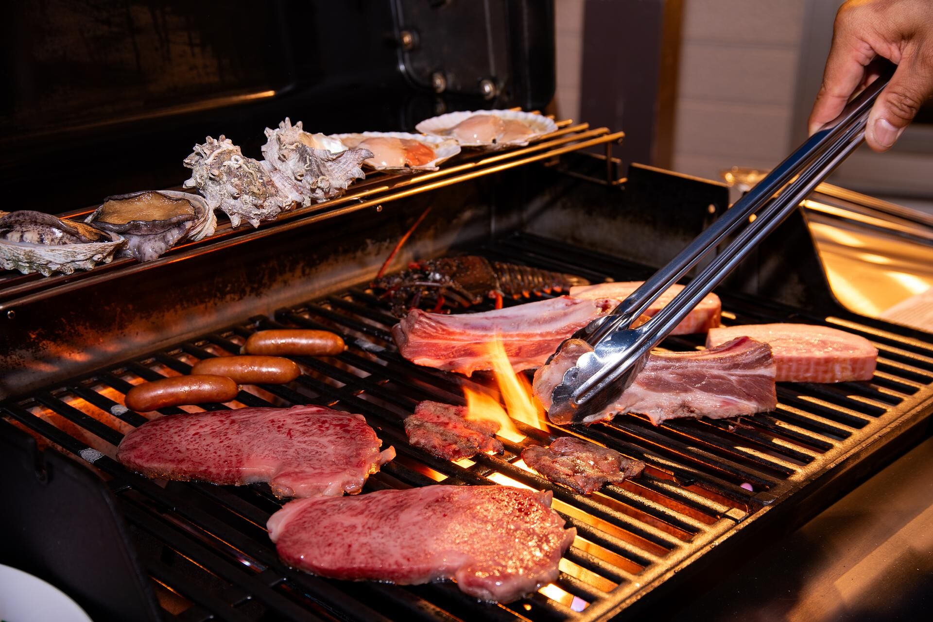 【BBQグリル】香ばしい香りが広がる本格グリルをお楽しみください