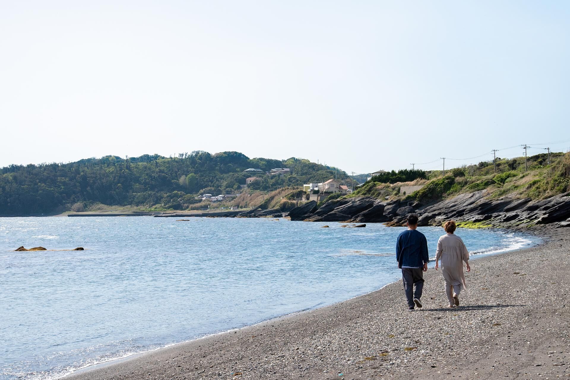 【海辺の散歩】絶景のプライベートビーチでゆったり海岸散策