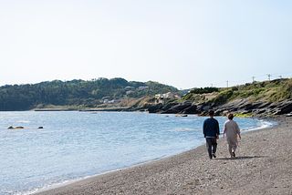 海辺をお散歩