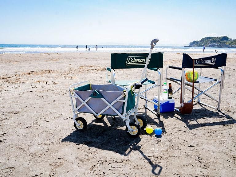 海を満喫できるアイテムを【無料】で貸出しています