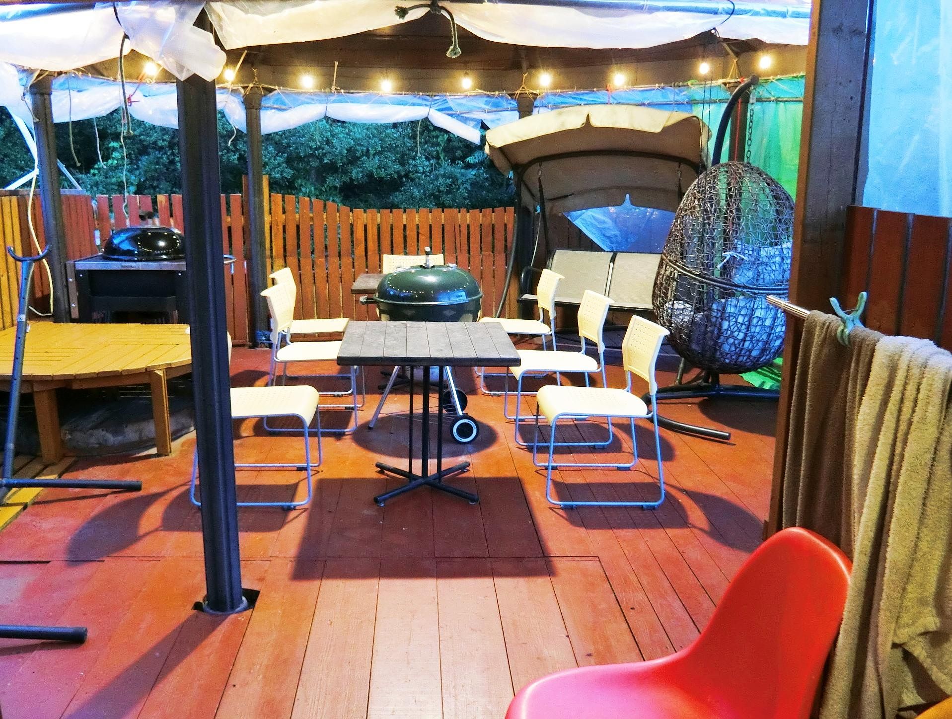 ｺﾃ-ｼﾞからBBQ場