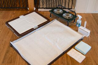 【ペット用アメニティ】トイレや食器など愛犬用アメニティを完備