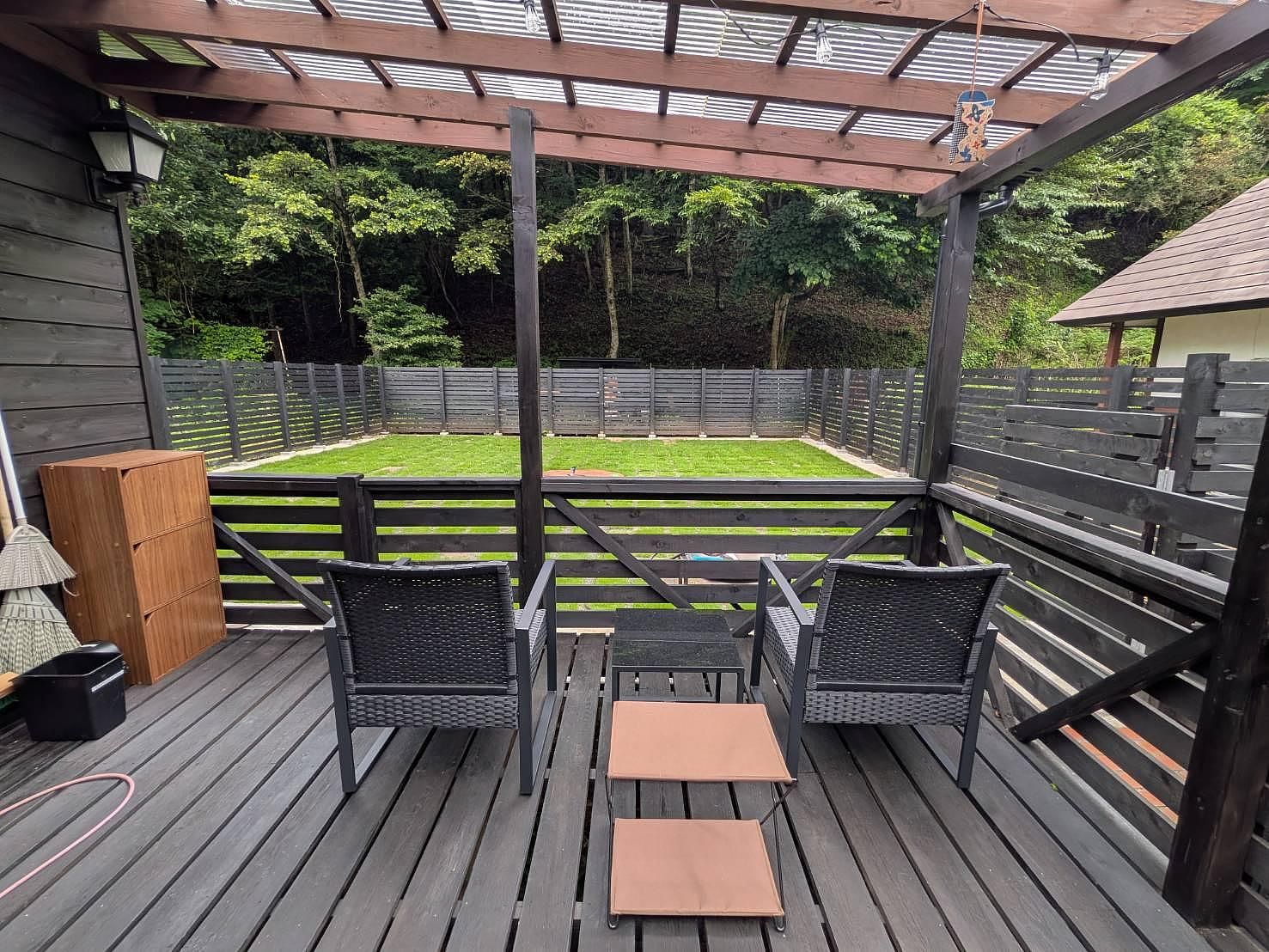 デッキから見るドックラン