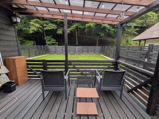デッキから見るドックラン