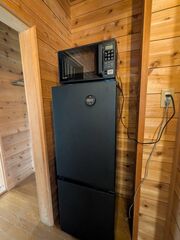 冷蔵庫と電子レンジ オーブントースター一体型