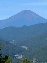 道志村集落と富士山　シークレット