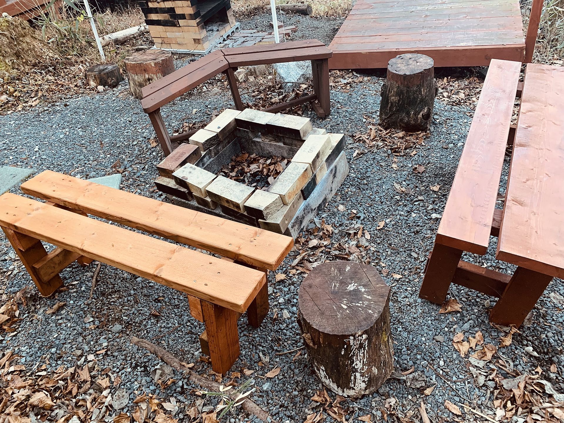 焚き火スペース