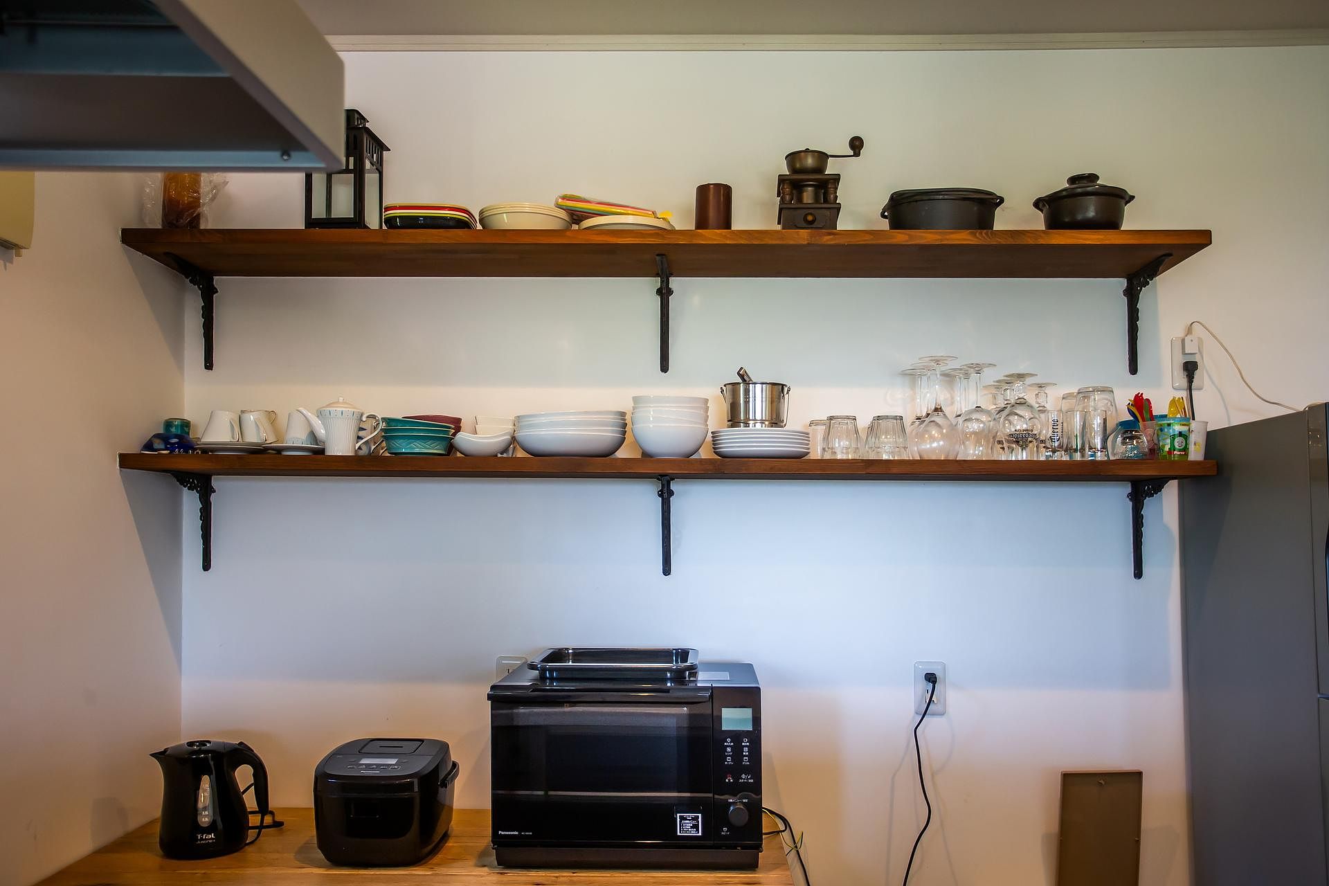 キッチン器具も充実しています