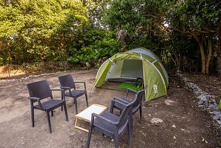 キャンプと焚き火が楽しめます