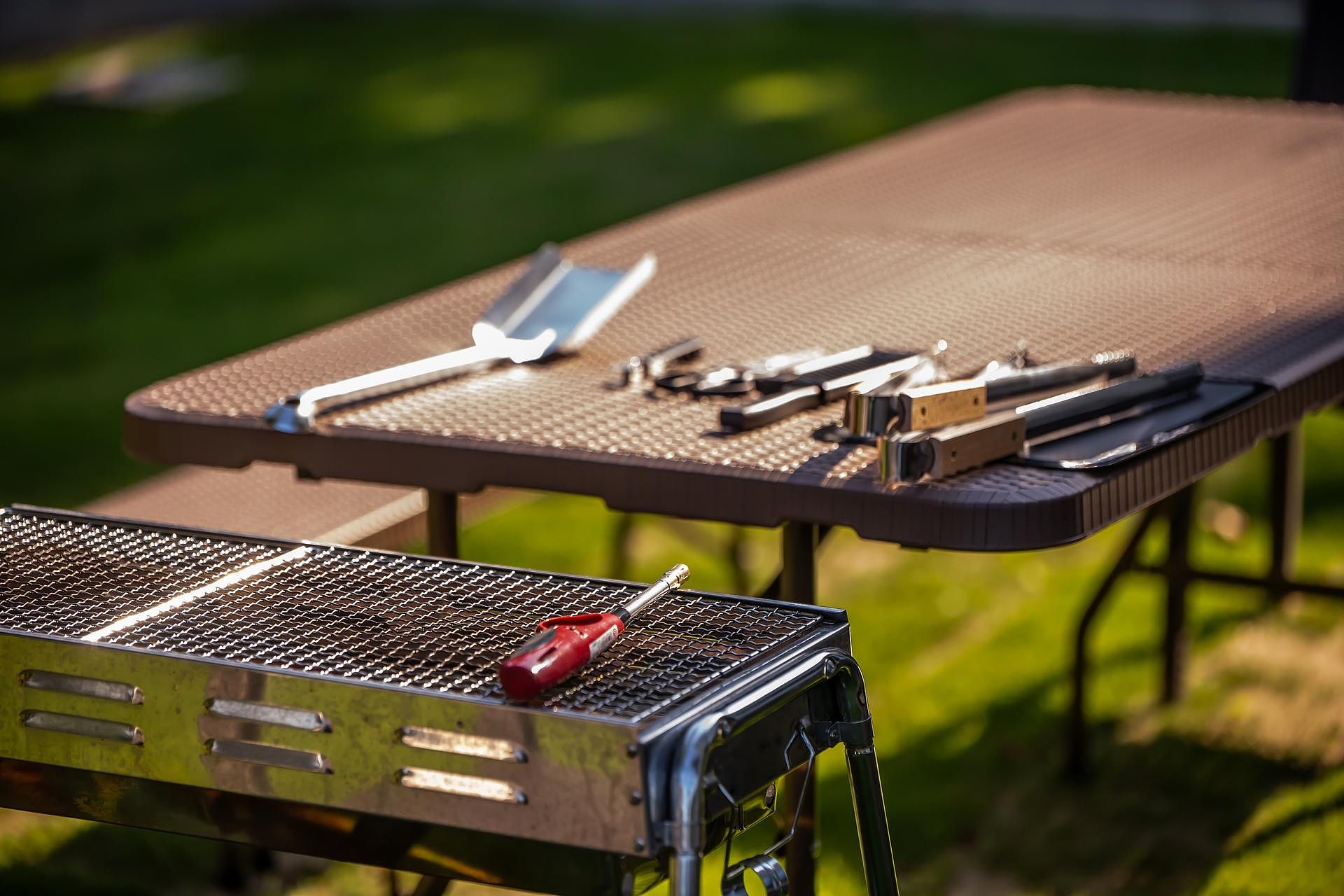 BBQ機材も一式揃っています