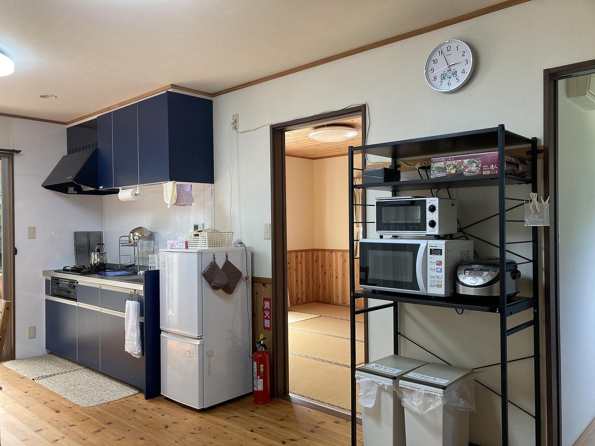 電子レンジ、トースター、炊飯器