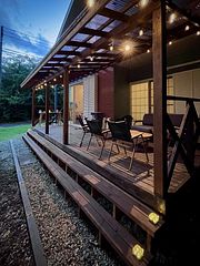 屋根付デッキエリア