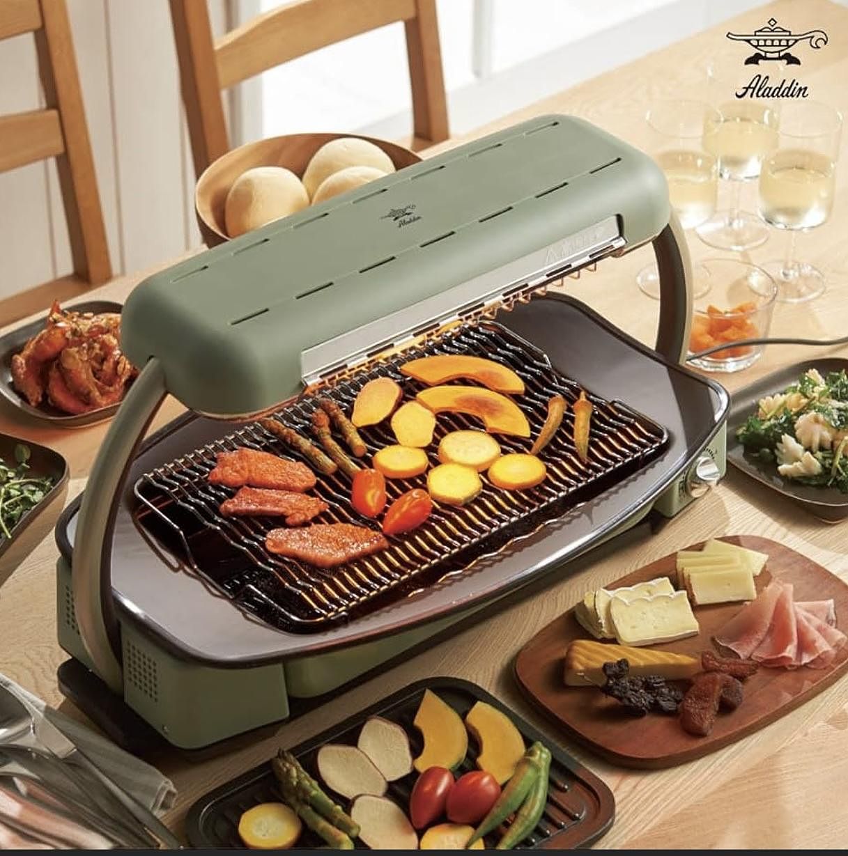 屋内でバーベキューもできます！