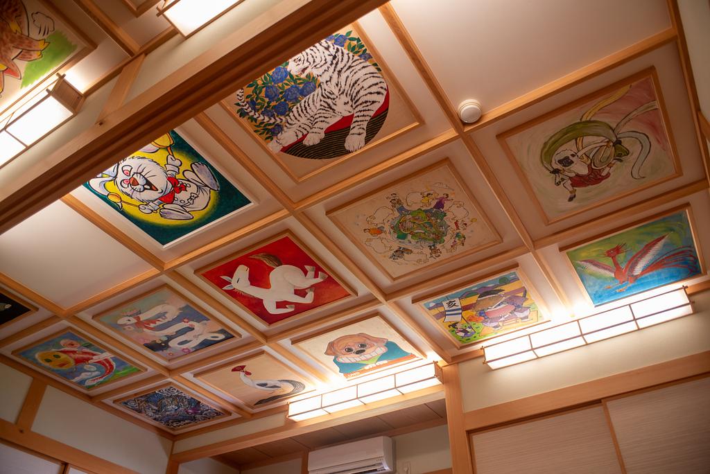 大川上美良布神社の天井絵