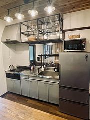 自炊に便利なフルキッチン  