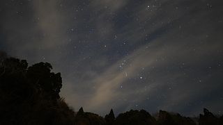 月のない晴れた空は絶好の星見日和