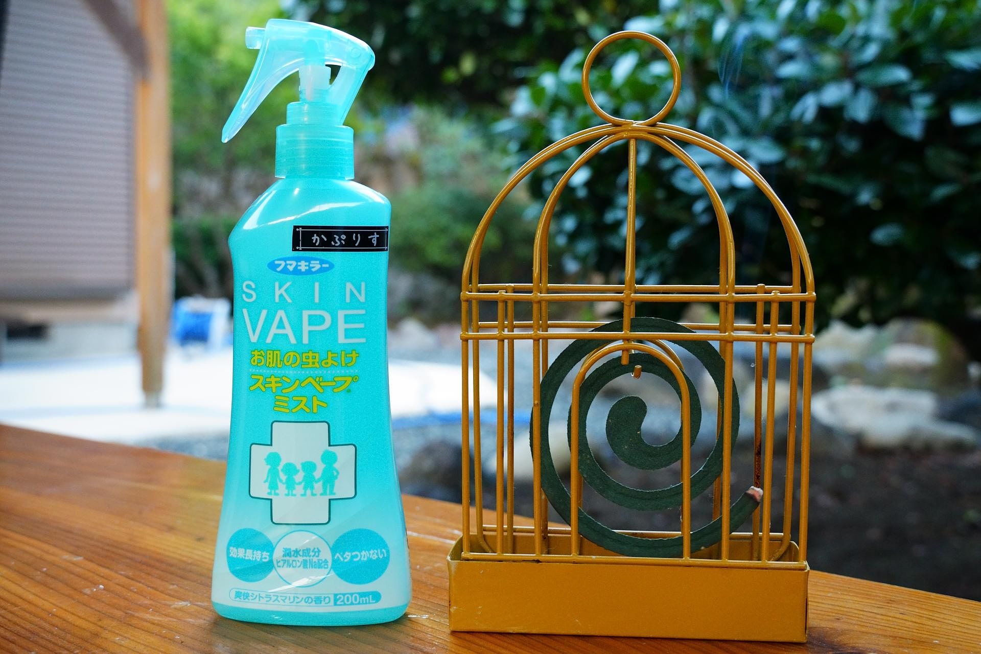 蚊避けグッズ完備