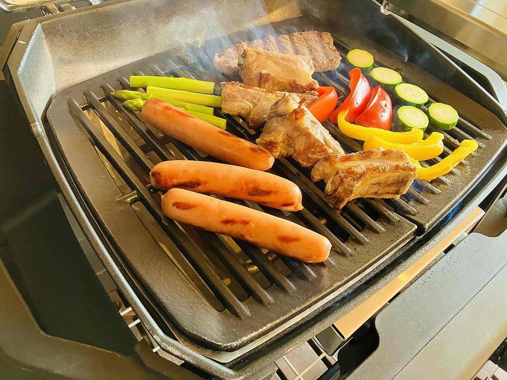 電気グリルで楽しむ彩りBBQ