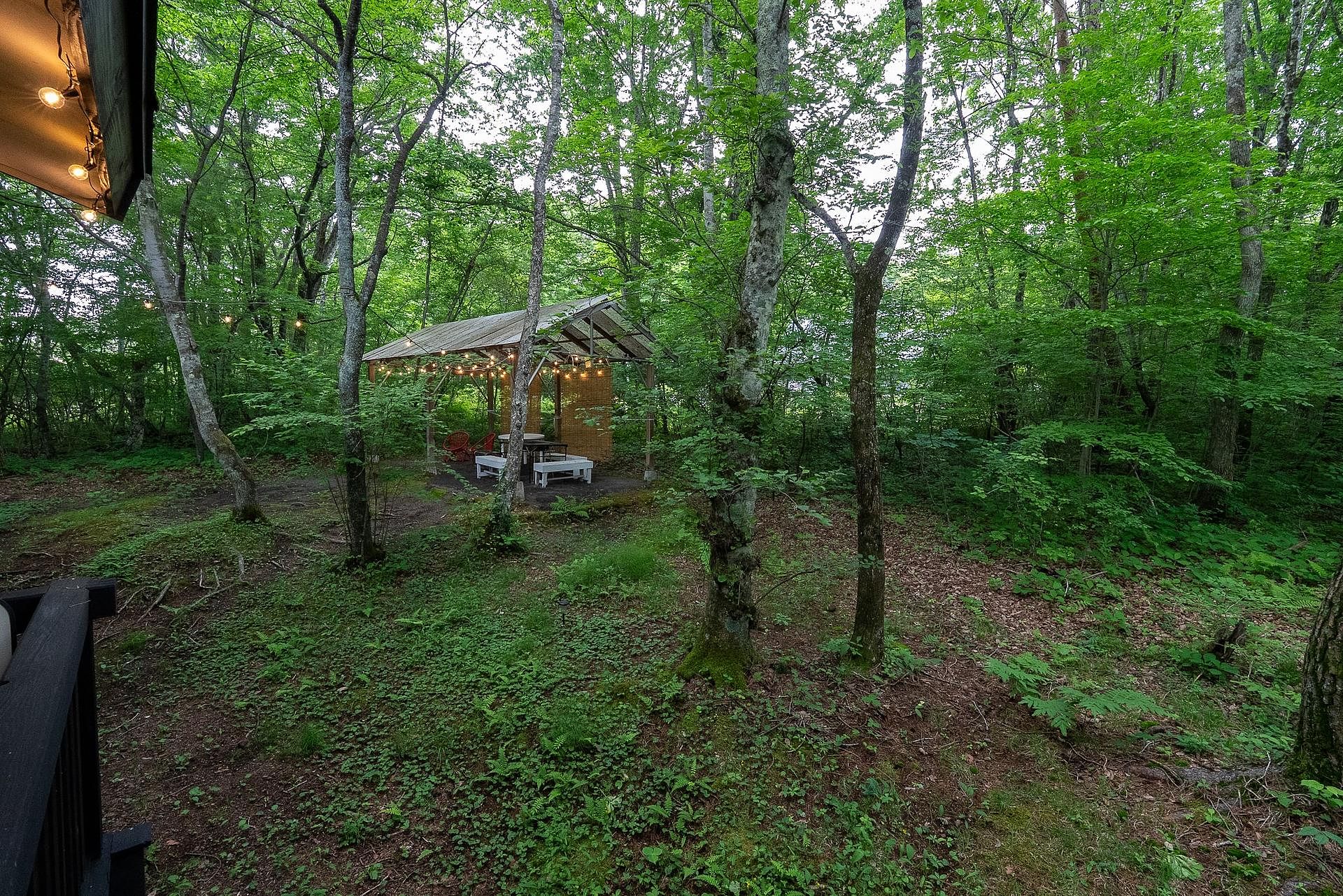 デッキからBBQスペース