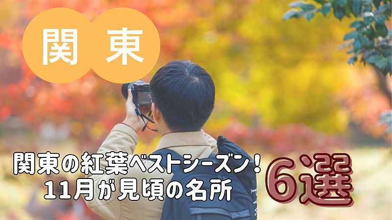 【2025年版】関東の紅葉ベストシーズン！11月が見頃の名所6選