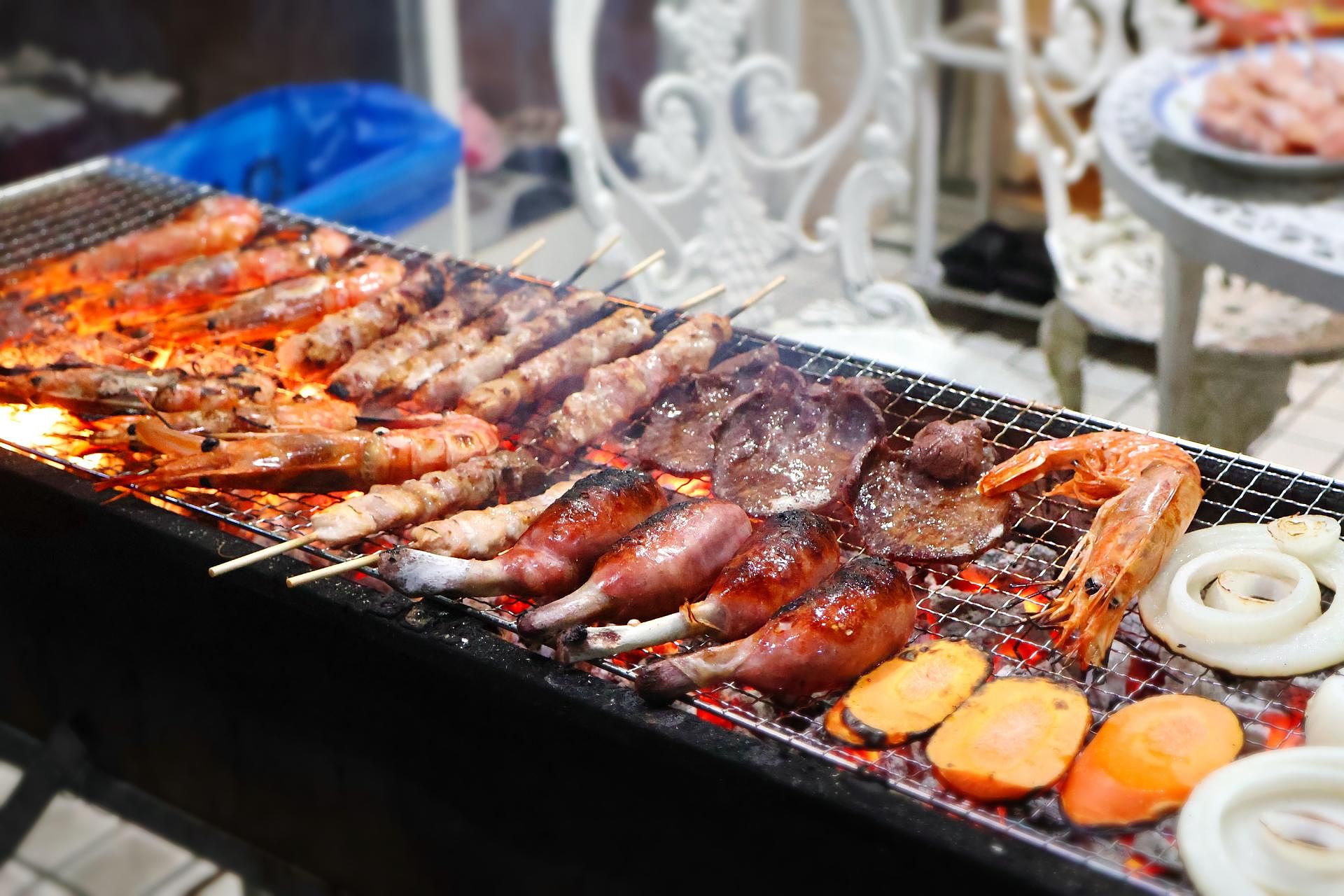 BBQ設備完備・無料で貸し出し中