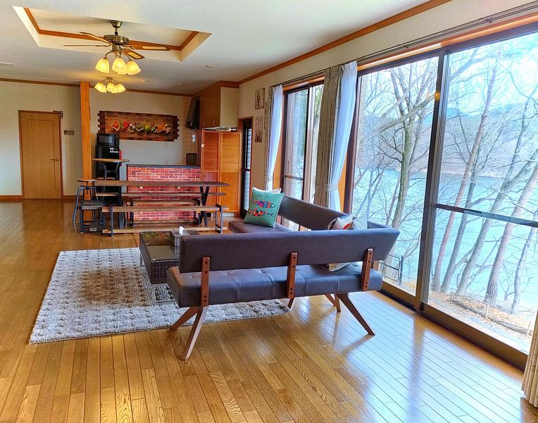 開放感あふれる広々リビング