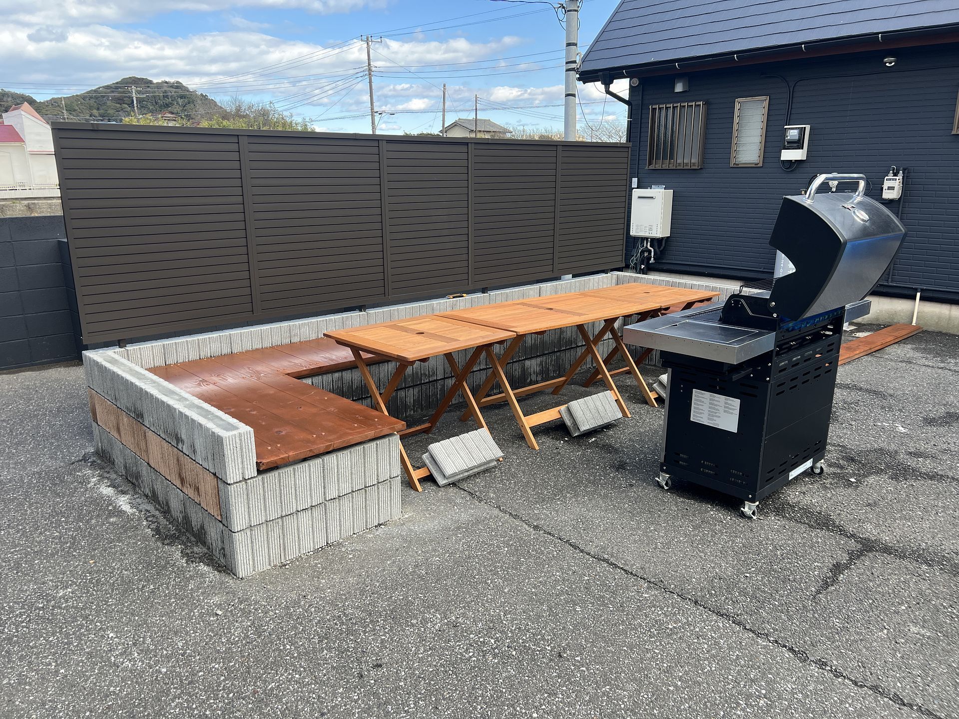 BBQスペース(BBQコンロオプション)
