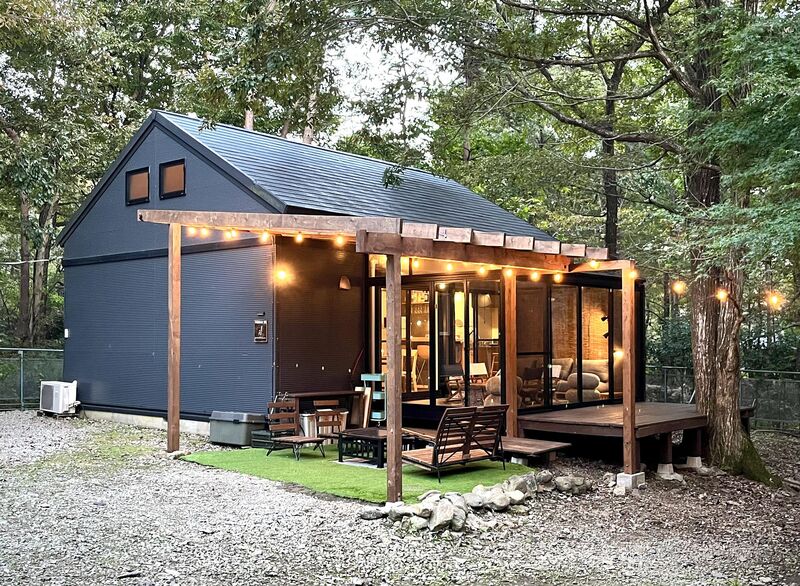 サンルーム、ウッドデッキ、BBQエリア
