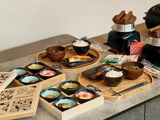 LEMOの朝食は自慢の宮城県のこだわり食材をふんだんに使った御膳