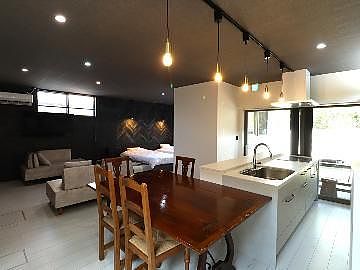 室内は広々としています。