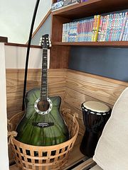  仲間とちょっとしたジャムセッションも楽しめる空間