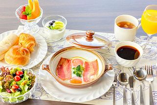 朝から贅沢なご朝食をお楽しみいただけます朝から贅沢なご朝食をお楽しみいただけます