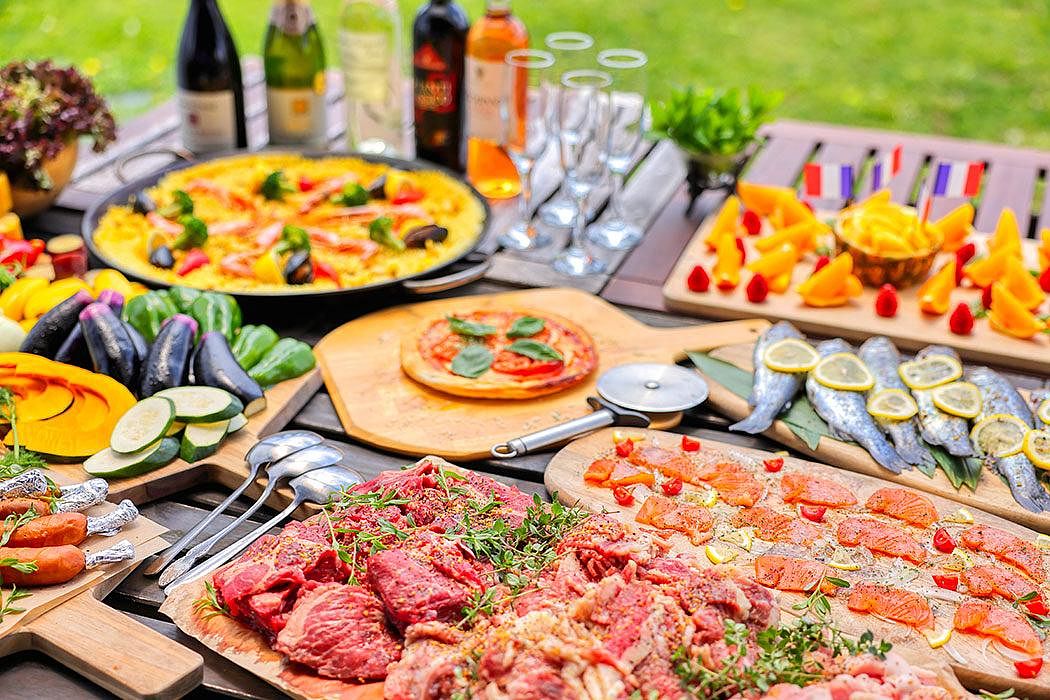 本格グランピングBBQボリュームたっぷり