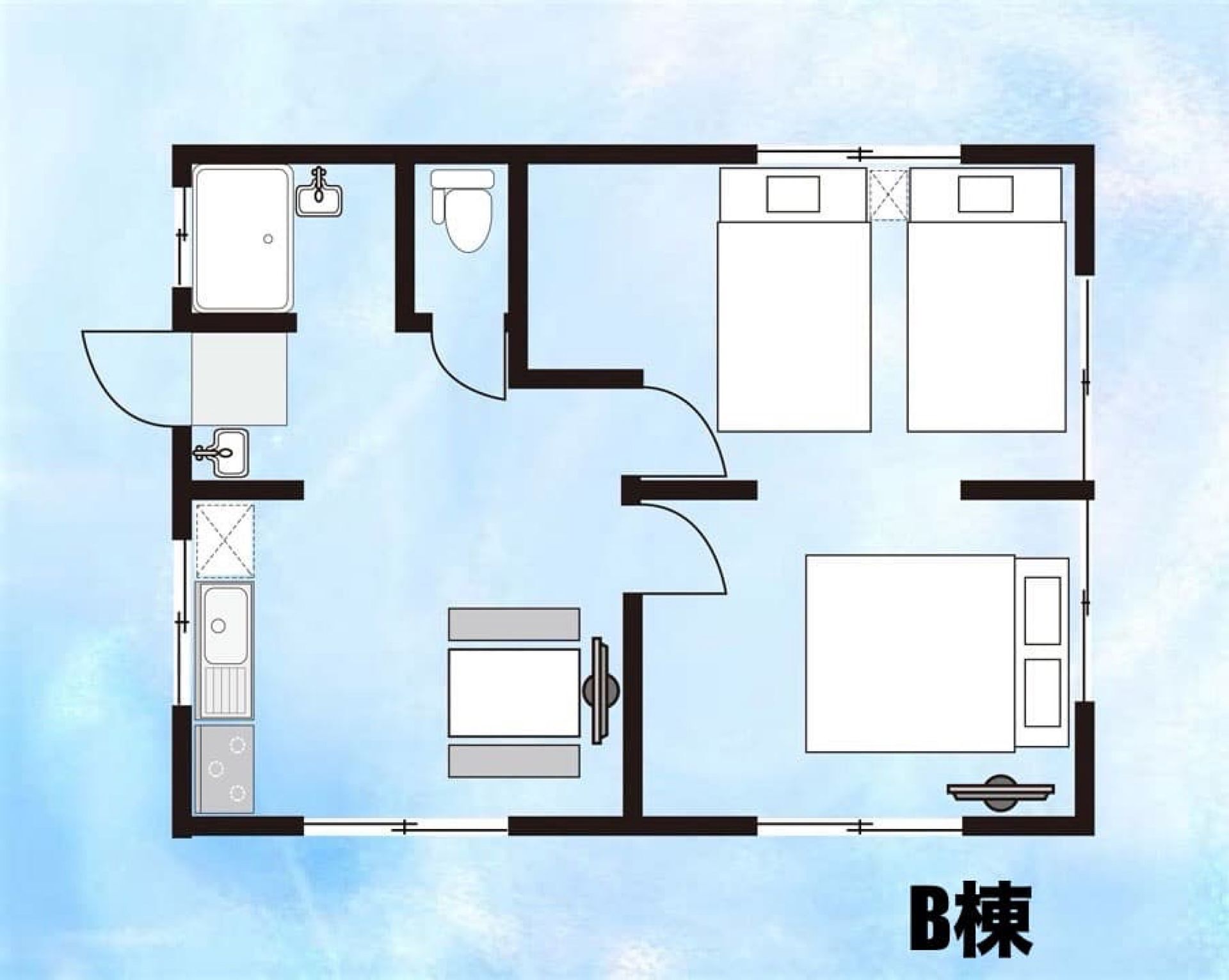B棟 間取り