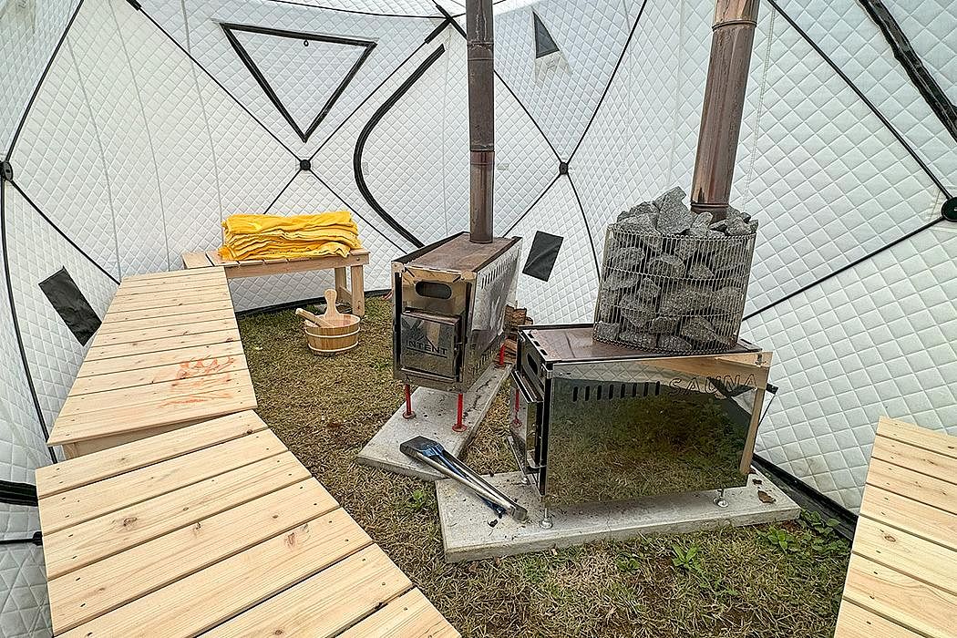 テントサウナ　¥5,500〜